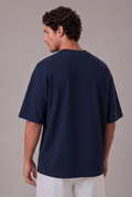 NAVY HORIZON T-SHIRT