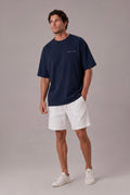 NAVY HORIZON T-SHIRT